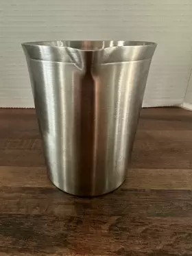 396-900 Crate And Barrel 16oz 480ml Stainless Steel Milk Steaming Frothing Jug #3