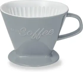 Creano 445019613620 Xxl Porcelain Coffee Dripper Stone Grey - Ceramic Cone Brewer Pour Over