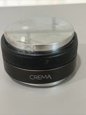 Dis-001-b Crema Coffee Products Distributor Leveler And Hand Tamper Black