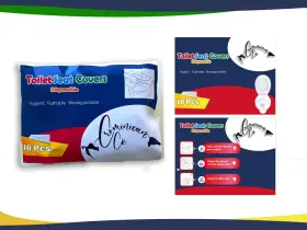 Crominican Co 860008215109 60 Pcs Toilet Seat Covers-disposable Portable And Flushable Cov