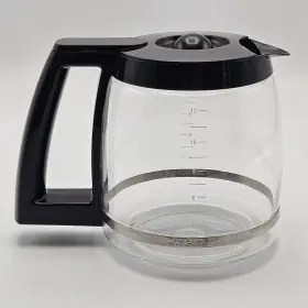0510 Cuisinart Coffee Maker Carafe Replacement 12 Cup Glass Pot Black Model #3