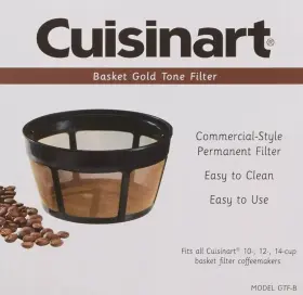 Cuisinart 086279002730 Gtf-b Gold Tone Coffee Filter Basket Burr Mill