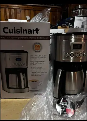 Cuisinart 086279089816 Cafetera Perfectemp De 12 Tazas Con Jarra T Rmica