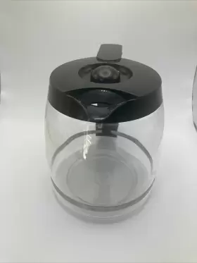 4829 Cuisinart Coffee Pot 12 Cup Replacement Glass Carafe Black Lid Handle