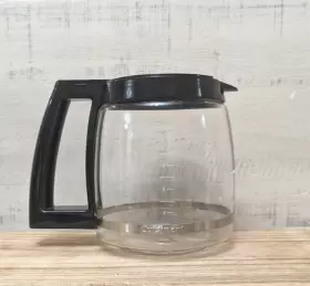 50987 Cuisinart Glass Coffee Carafe Replacement 12 Cup Pot Black Handle #2