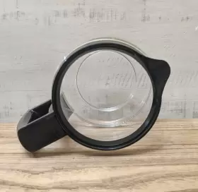 50987 Cuisinart Glass Coffee Carafe Replacement 12 Cup Pot Black Handle #3