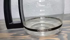 Ss-15 Cuisinart Coffee Carafe Pot 12 Cup Replacement Glass With Lid Handle #2