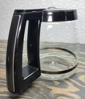 Ss-15 Cuisinart Coffee Carafe Pot 12 Cup Replacement Glass With Lid Handle #3