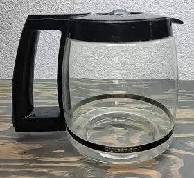 Ss-15 Cuisinart Coffee Carafe Pot 12 Cup Replacement Glass With Lid Handle