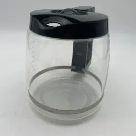 Wcm280bk Cuisinart Stay By Glass Carafe For Coffee Maker Black 12 Cup With Lid #3