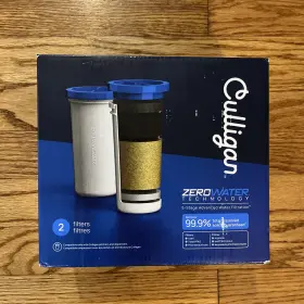 Culligan 810136500387 With Zerowater Technology Replacement Filter 2-pack White Blue
