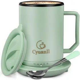 Hwb1208 Cyuanll Upgraded Heated Coffee Mug With Auto Shut-off Function Self-heating Temperature