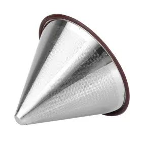 Dakuan 931234195719 Paperless Stainless Steel Pour Over Coffee Filter Reusable Drip Do