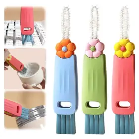Damari 700939797834 3-in-1 Cup Lid And Brush Set For Food Storage Containers - Cleaner Cover