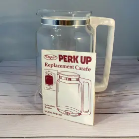 Dpk1010 Dazey New In Box Perk Up Replacement Carafe - Model Glass Coffee Pot