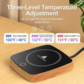 Defashun 744316538948 Coffee Mug Warmer Waterproof Smart Cup With 3 Temperature Set #3