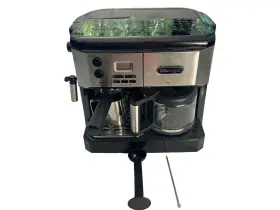 Bc0430bm Delonghi 044387003308 Combination Drip Coffee And Espresso Machine - Black Complete