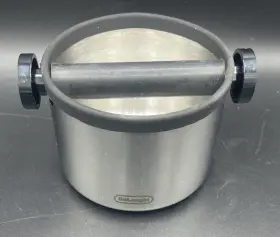 Dlsc062 Delonghi Espresso Knock Box Easy And Mess-free Disposal Of Coffee Puck Removable Bar