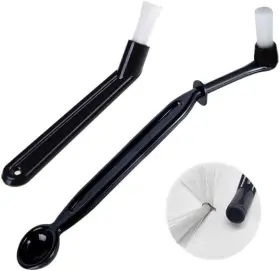 Dfcromi 445019569521 Coffee Machine Cleaning Brush Set 2 Pieces Espresso Cleaner Brushes With Spoon