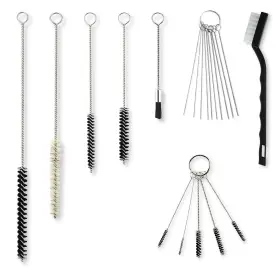 Diamond Shine 850030832306 17-piece Mini Cleaning Brush Set For Straws Airbrush Coffee Machine