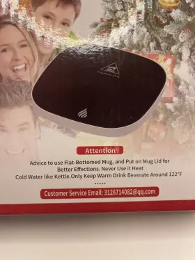 Dicross 780279183009 Nib Coffee Mug Warmer For Desk Auto Shut Off Ideal Office Gift #3