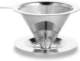625026 Dimeho 1 Wwztcfxjw Pour Over Coffee Dripper Stainless Steel Filter Slow Drip Cone