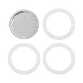 Drhomeam V60hi4tl1n5t9kx0e9f81latotnx9 2/3/6/9/12 Cup Gasket And Filter For Stovetop Espresso Coffee Makers Rubber Se