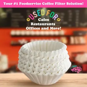 Drink Katys 860002455198 Extra Large Coffee Filters - Premium Big Tall For Bunn 1.5 T #2