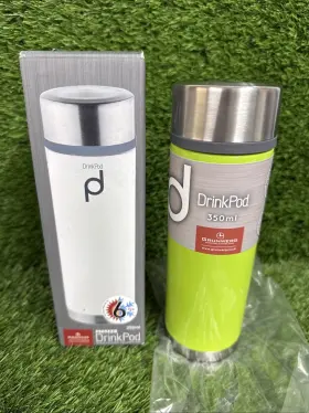 Hw-350g Drinkpod Pioneer Vacuum Insulated Leak Proof Capsule Flask 6 Hours Hot 350ml