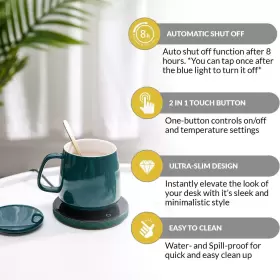 Drop Of Diviniti 750363772877 Coffee Mug Warmer For Desk - Electric Cup Fo #2