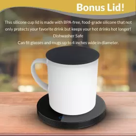 Drop Of Diviniti 750363772877 Coffee Mug Warmer For Desk - Electric Cup Fo #3