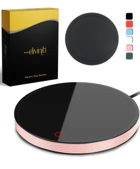 Drop Of Diviniti 750363772884 Heated Coffee Mug Warmer For Desk - Electric Cup