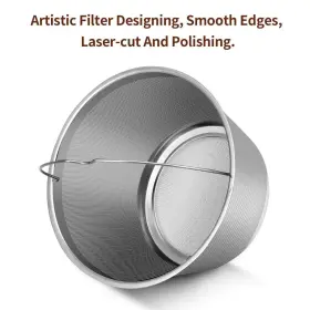 Eco-sopure 414731133944 8-12 Cup Reusable Basket Permanent Coffee Filters Perfect Fit Hamil #3