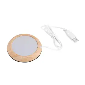 Ejoyouszb0iek1swc-01 Ejoyous Usb Cup Warmer Coaster Coffee Mug For Desk Heating Pad Wood Grain