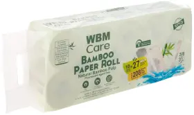 Es-8103-b2-10p Elvissmart Bamboo Toilet Tissue 3ply 155 Sheets Per Roll Pack Of 10 Strong And Flex