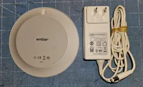 C8371 Ember White Smart Mug Coffee Cup Warming Coaster Charging Base And Power Adapter #2