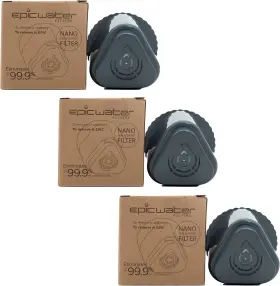 Ew-rpft-nan-x03 Epic Water Filters 3 Pack Replacement Filter Nano Pitcher Removes