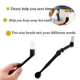 Ergonflow 796862951085 Coffee Machine Cleaning Brush Set 4 Pieces Wooden Clean #3