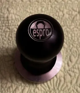 Espro 030955192994 Calibrated Espresso Coffee Tamper Flat 30 Lb Tamping Force Black 58mm