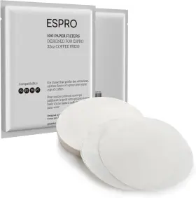 1032pf-100 Espro 100 Count Coffee Paper Filters - For French Press P3/p5/p6