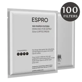 Espro 628233300119 Inch 100 Count Coffee Paper Filters - For French Press P3/p5/p6/p7 32 Ou #3