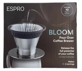 Espro 628233302304 - Bloom Pour Over Coffee Brewer Set Durable Brushed Stainless Steel-new