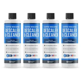 Essential Values 754568954069 Descaling Solution 8 Uses Coffee Machine Descaler Cleaner Compatible With