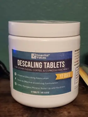 Ev-descaling-tablets-12pack Essential Values 754568954083 Coffee Cleaner Descaling Tablets - 12 Count Descaler Machine