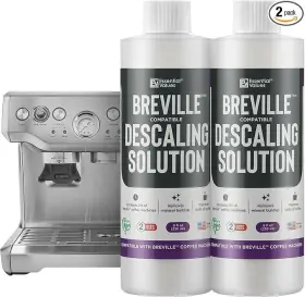 Essential Values 810069955803 Descaling Solution Compatible With Breville - Coffee Pot Cleaner And Descaler