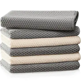 Ra007 Eubootree Microfiber Espresso Cleaning Cloths 6 Pack Barista Towels 12 Inch X12