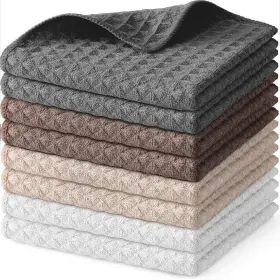 Ra009 Eubootree Espresso Accessories Barista Towels 8 Pack Microfiber Cleaning Cloths For E