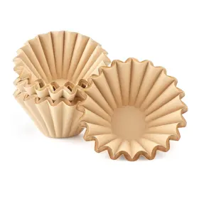 Eusoar 701822763677 1-4 Cup Disposable Coffee Filters 100 Count Filter Natural Brown Unbleache
