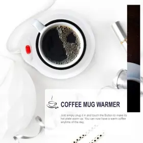 Eutuxia 803211928510 Coffee Mugs Wax And Beverages On Desks Tables Countertops. Electric Heated #2