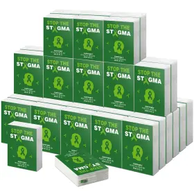 Rt-240122-a Faccito 50 Pack Mental Health Pocket Tissues Paper Bulk Awareness Trave